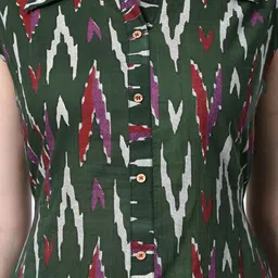 MAURYA Print A-Line Dress image 2