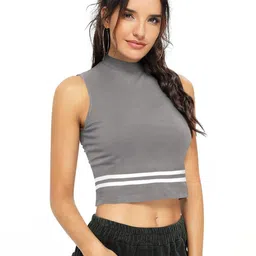 SZN Striped Crop Top image 4