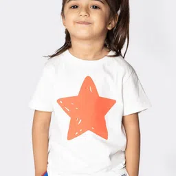 Reedoo Unisex Kids Bio Finish Graphic Printed Round Neck Cotton T-shirt-picture-38