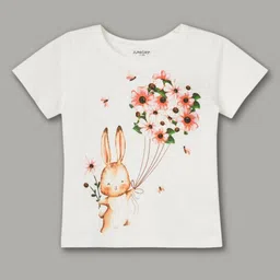 Juniors by Lifestyle Girls Printed Applique T-shirt-picture-51