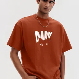TOGS & TERRE Typography Printed Round Neck Cotton Classic Oversized Loose Fit T-shirt-picture-54