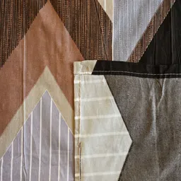 Threadwear Brown & Grey Printed 210 TC Single Bedsheet - 2.30 m x 1.55 m image 4