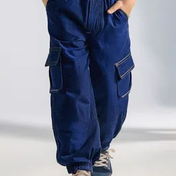Naughty Ninos Girls Relaxed Cargos Trousers-picture-41