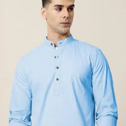 CLOTHRACK Men Polyester Straight Kurtas-picture-39