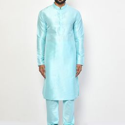 Arihant Rai Sinha Men Regular Pure Silk Kurta with Churidar-picture-38