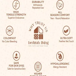 Bedirah Living Green Geometric 300 TC Queen Bedsheet with 2 Pillow Covers image 2