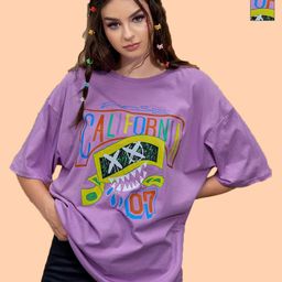 Christy World Women Pack of 2 Oversized T-Shirt-picture-3