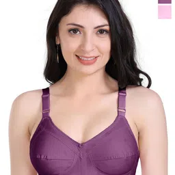 SHYAM SONS FLAIR Women Pack of 2 Full Coverage Non Padded Minimizer Bra-picture-38