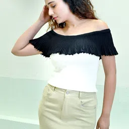 ODETTE Off-Shoulder Bardot Top image 3
