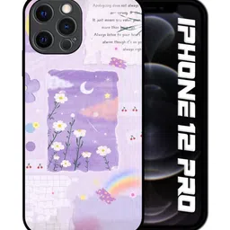 QRIOH Floral Printed iPhone 12 Pro Back Case Mobile Accessories image 5