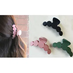 FHONEX Women Set of 6 Matte Hair Claw Clip image 2