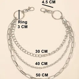 Its 4 You Silver-Toned Stainless Steel Necklace image 2