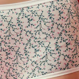 Clovia Printed Floral Printed High-Rise Hipster Brief image 4