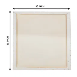 SAF Green & Beige 1 Piece Canvas Floral and Botanical Wall Paintings image 2