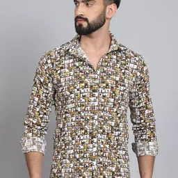 Tanip Men Sheer Casual Shirt-picture-14