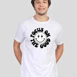 Greylongg Typography Printed Short Sleeves T-shirt-picture-11