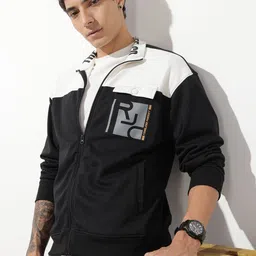 The Roadster Life Co. Relaxed Fit Typography Printed Drop Shoulder Sleeves Sweatshirt-picture-27