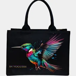 IN VOGUISH Women Graphic Printed Structured Tote Bag-picture-17