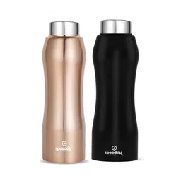 Speedex Gold & Black 2 Pieces Stainless Steel Water Bottle - 1000 ml Each-picture-22