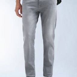 Flying Machine Men Tapered Fit Mid-Rise Light Fade Stretchable Jeans-picture-12