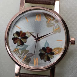 VIRAKTI Women Pack Of 2 Embellished Analogue Watch M.F-49-BROWN-E-98-LITEPINK image 2