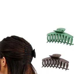 GOWRI TEX Women Set of 2 Claw Clip image 3