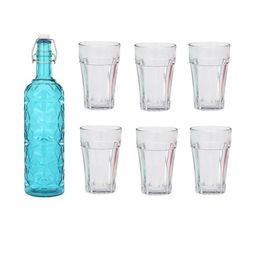 SOMIL Blue Glass Airtight Can Bottle-picture-36