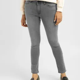 levi's Women's 711 Grey Skinny Fit Mid Rise Jeans-picture-32