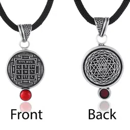 MEMOIR Silver-Plated Circular Pendants image 5