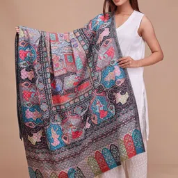 SWI Stylish Women Floral Printed Shawl-picture-23