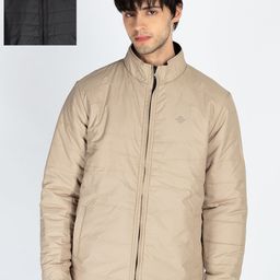Status Quo Men Quilted Jacket-image-9