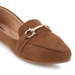 Cogner Women Open Toe Flats with Buckles image 3