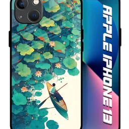 QRIOH Floral Printed iPhone 13 Back Case Mobile Accessories image 2