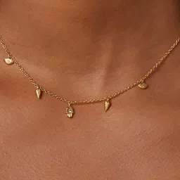 Just Lil Things Stone Studded Minimal Chain-image-32
