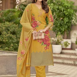 Stylee LIFESTYLE Embroidered Pure Silk Unstitched Dress Material-picture-18