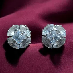 MYSTERIOUSMART Geometric Studs Earrings image 2