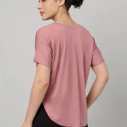 MKH Women Typography Printed Dri-FIT T-shirt image 2