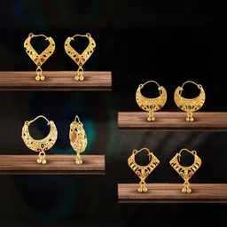 VIVASTRI Women Gold-Plated Alloy Earrings-picture-40