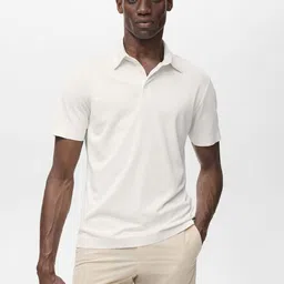 MANGO MAN COOLMAX Slim Fit Polo Collar T-shirt-picture-51
