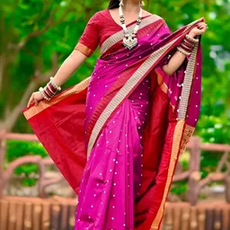 EEFA FASHION Woven Design Zari Art Silk Handloom Banarasi Saree-picture-54