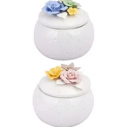 Myntra Elegant Homes White Set of 2 Regular Jewellery Organiser Organisers image 2