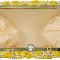 tooba handicraft Casual Yellow Clutch image 5