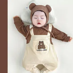 StyleCast x Revolte Infant Boys Printed Cotton Rompers-picture-40