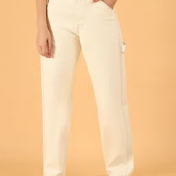 NoBarr Women Regular Fit Mid-Rise Ripped Cotton Jeans-image-1