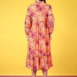 V-Mart Print Midi Dress image 5