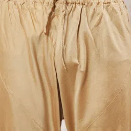 VASTRAMAY Men Ethnic Motifs Regular Kantha Work Kurta with Churidar image 4