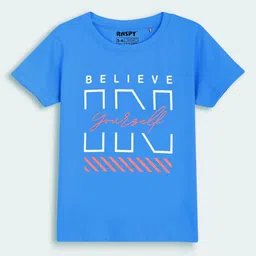 raspy Rodzen Boys Pack Of 2 Graphic Printed Round Neck Pure Cotton T-shirts-picture-28