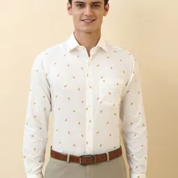Allen Solly Sport Conversational Printed Spread Collar Pure Cotton Formal Shirt-picture-25