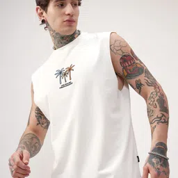 HIGHLANDER Graphic Printed Round Neck Cotton Relaxed Fit T-shirt image 3