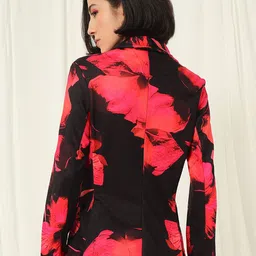 BAESD Printed Slim-Fit Single Breasted Blazer image 2